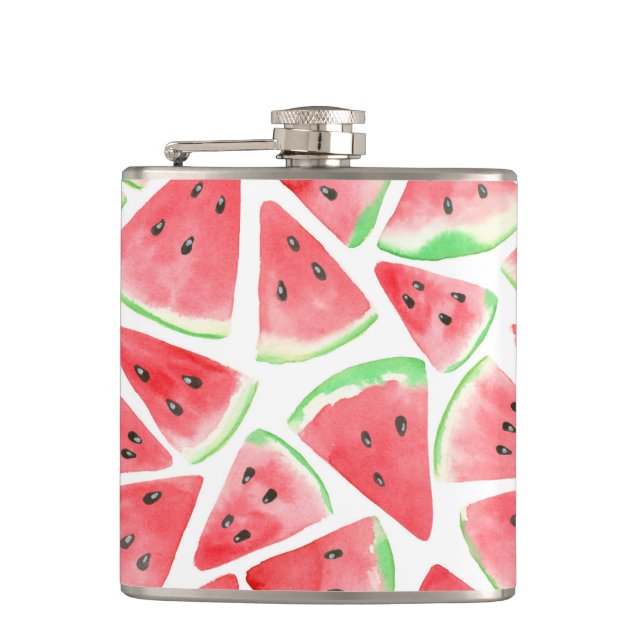 Watermelon slices pattern flask (Front)