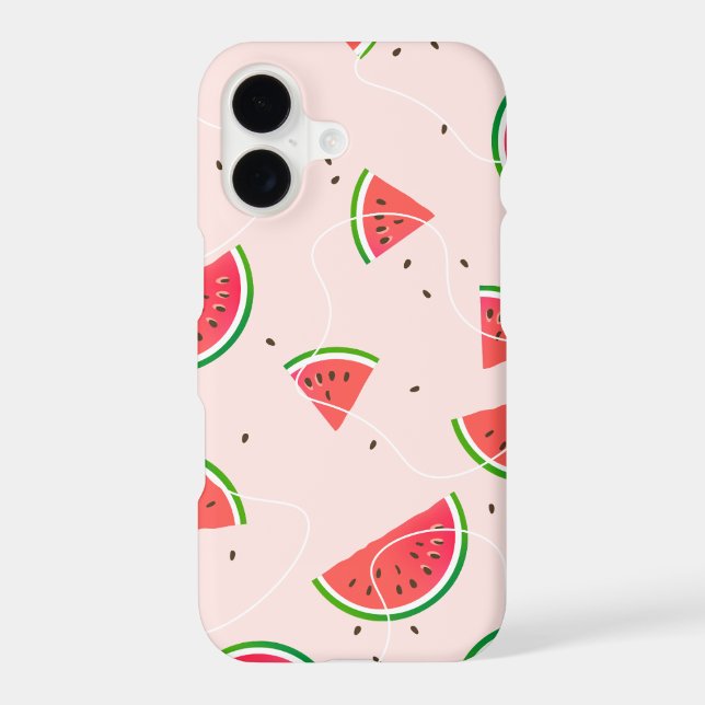 Watermelon Slices Pattern Iphone Case (Back)