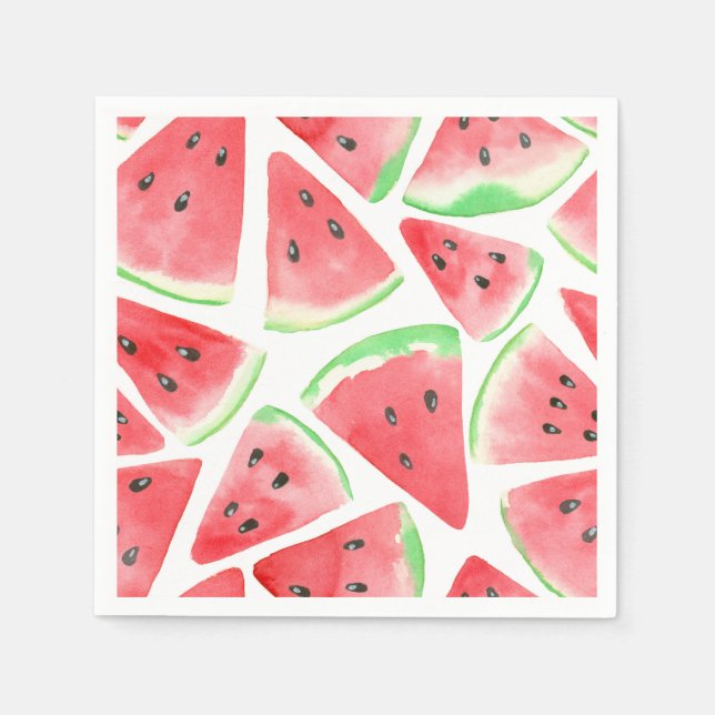 Watermelon slices pattern napkins (Front)
