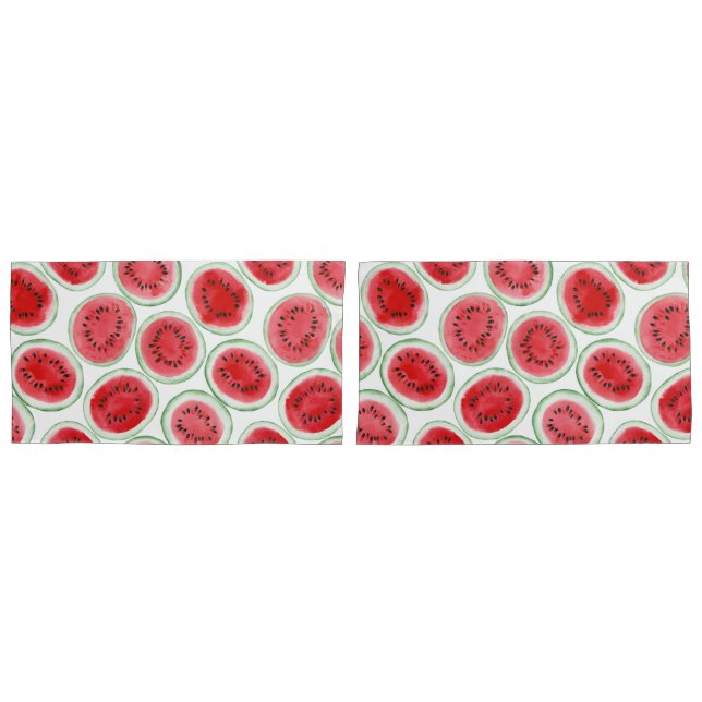 Watermelon slices pattern pillow case (Front-Set)