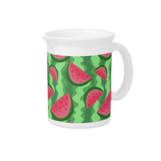 Watermelon Slices Pattern Pitcher