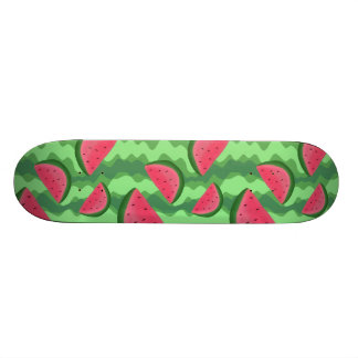 Watermelon Slices Pattern Skateboard Deck