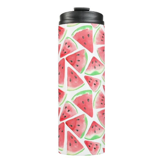 Watermelon slices pattern thermal tumbler (Front)