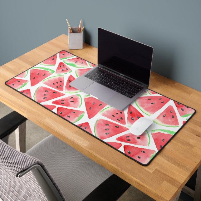 Watermelon slices pattern wrapping paper desk mat (Office 2)