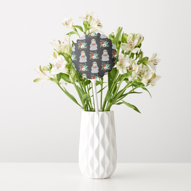 Watermelon Sloth Pattern Balloon (Vase)