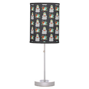 Watermelon Sloth Pattern Table Lamp