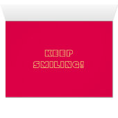 Watermelon Smile, Encouragement Greeting Card (Inside Horizontal (Bottom))