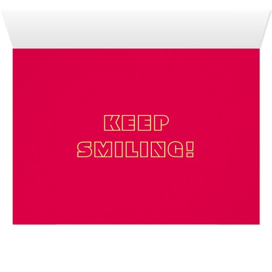 Watermelon Smile, Encouragement Greeting Card (Inside Horizontal (Bottom))