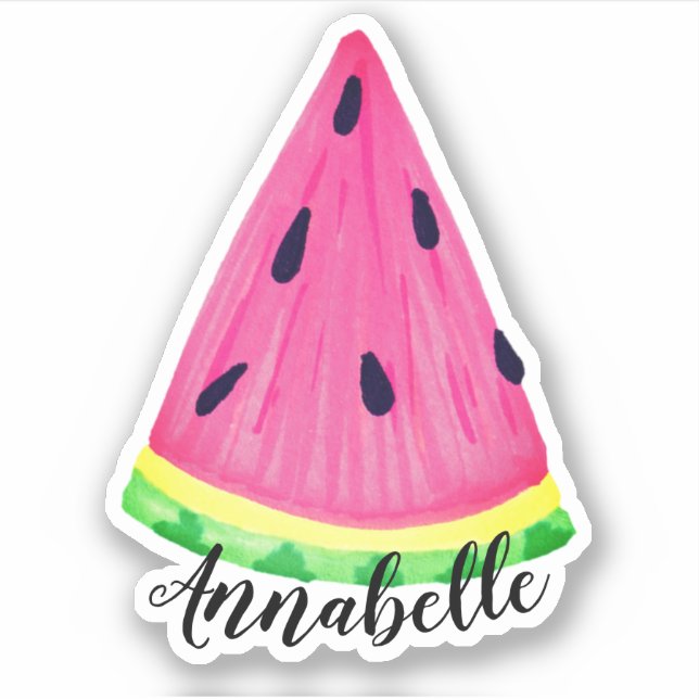 Watermelon Sticker Name Sticker (Front)