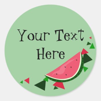 Watermelon Stickers by Customizables at Zazzle