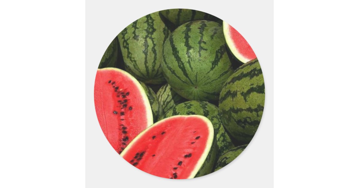 Watermelon Stickers Zazzle