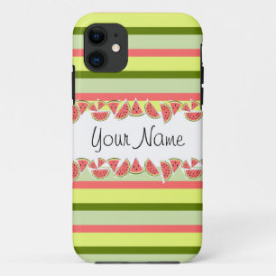 Watermelon Stripe Classic Your Name iPhone case