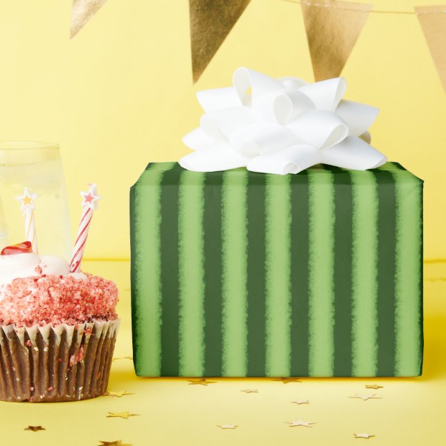 Watermelon stripe (small scale) wrapping paper (Birthday Party)