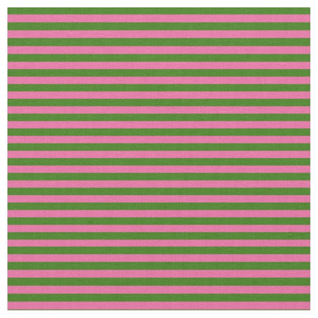 Watermelon Stripes Fabric (Close Up)