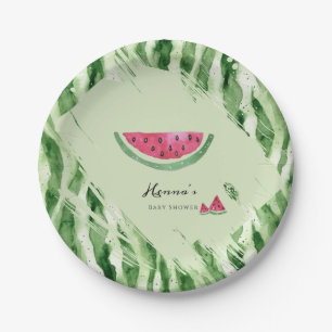 Watermelon Summer Baby Shower  Paper Plates