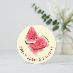 Watermelon Summer Card