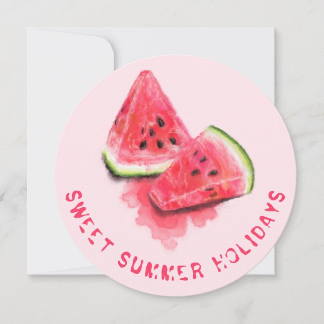 Watermelon Summer Card (Front)