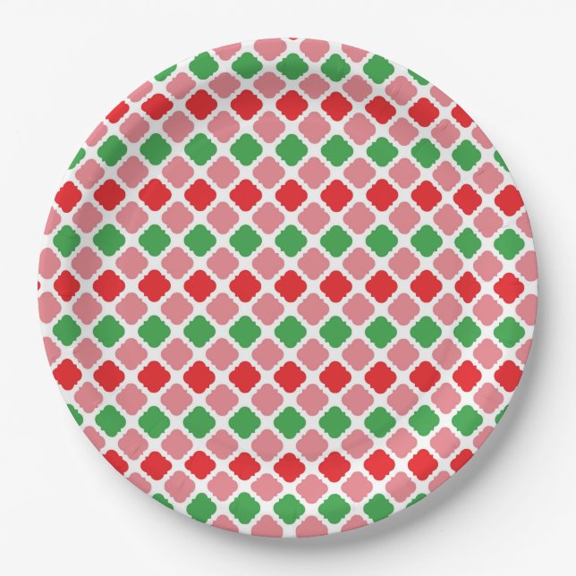 Watermelon Summer Digital Paper-56201 Paper Plates (Front)