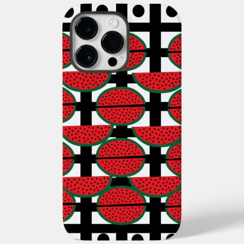 Watermelon Summer Fruit Geometric Pattern     Case_Mate iPhone 14 Pro Max Case