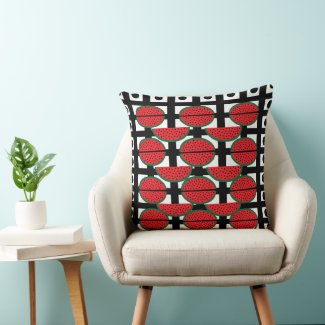 Watermelon Summer Fruit Geometric Pattern