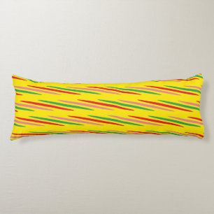Watermelon Summer Stripes Pattern-56204 Body Pillow