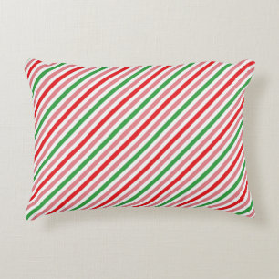 Watermelon Summer Stripes Pattern-56206 Accent Pillow