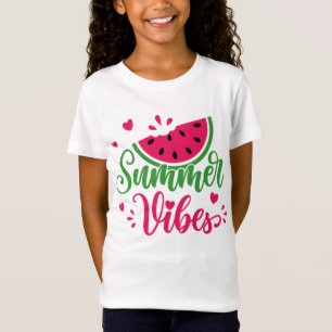 Watermelon Summer Vibes Kid's T-Shirt
