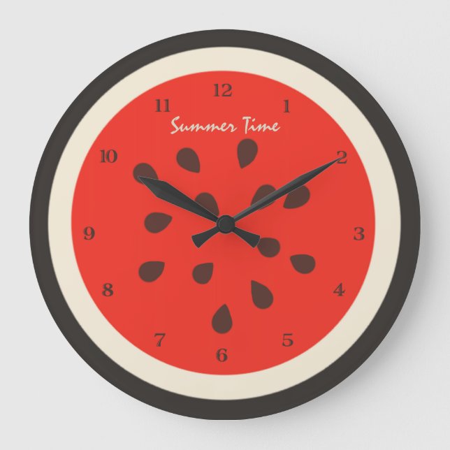 Watermelon Summertime Clock (Front)