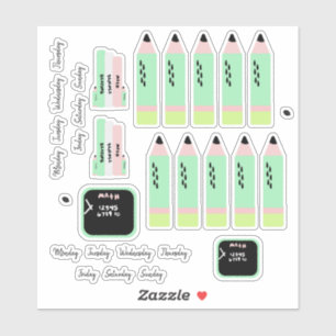 Watermelon Supplies Back to School Teacher Sticker