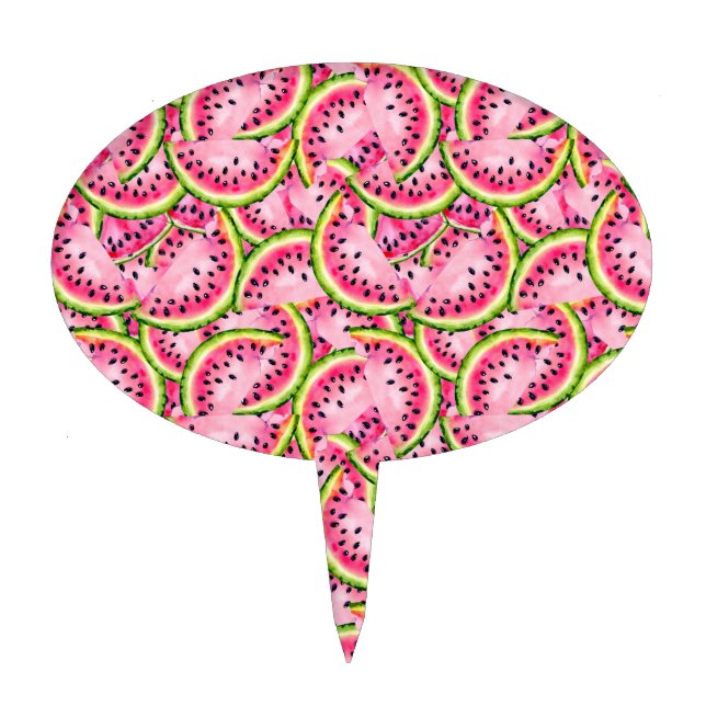 Watermelon Surprise Cake Pick (Front)