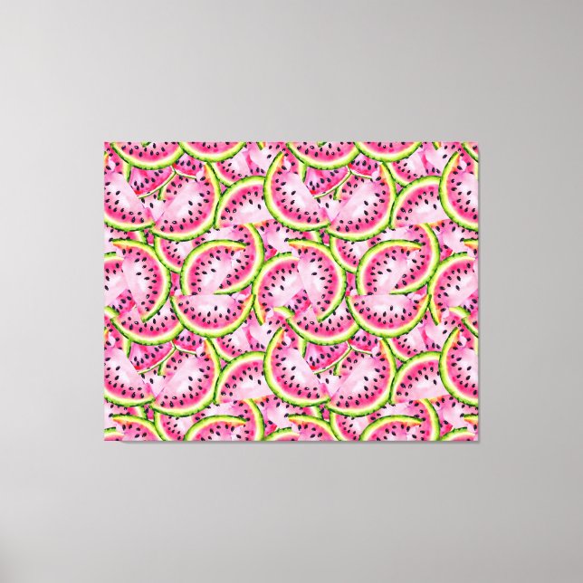 Watermelon Surprise Canvas Print (Front)