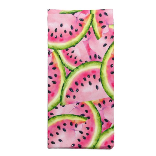 Watermelon Surprise Cloth Napkins (Folded)