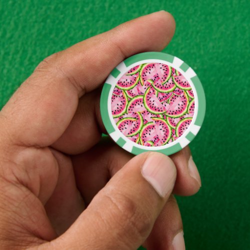 Watermelon Surprise Poker Chips