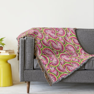 Watermelon Surprise Throw Blanket