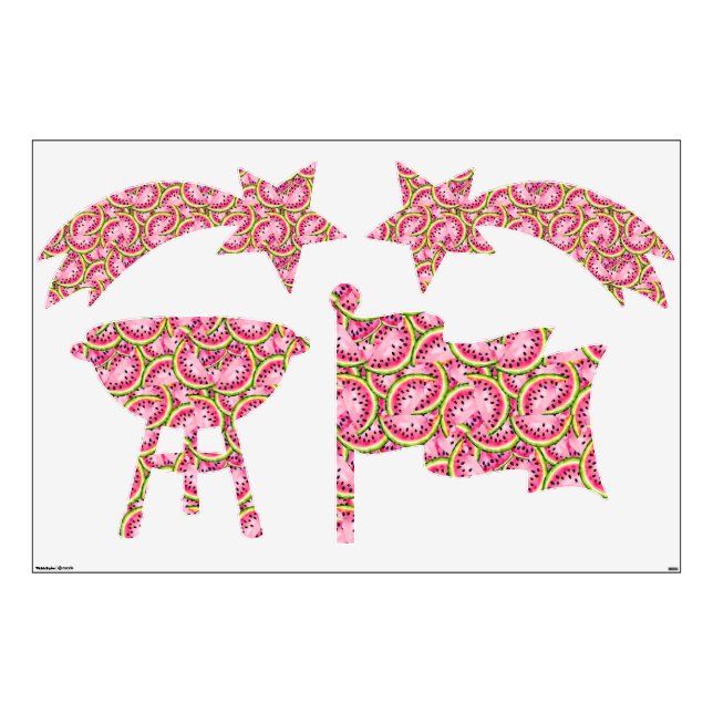 Watermelon Surprise Wall Decals (Front)