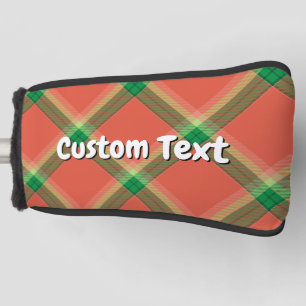 Watermelon Tartan Golf Head Cover