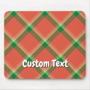 Watermelon Tartan Mouse Pad