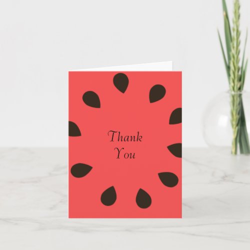 Watermelon Thank You Card