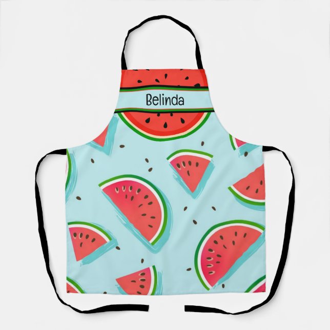 Watermelon Theme Apron (Front)