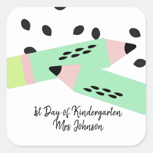 Watermelon Theme Back to School Teachers Welcome Square Sticker