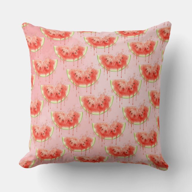 Watermelon Throw Pillow (Front)