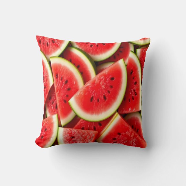 Watermelon Throw Pillow (Front)