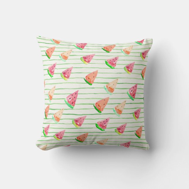 Watermelon Throw Pillow (Front)
