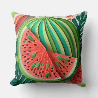 Watermelon Throw Pillow