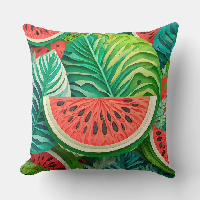 Watermelon Throw Pillow (Front)