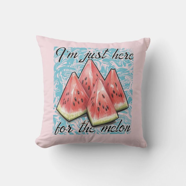 Watermelon Throw Pillow (Front)