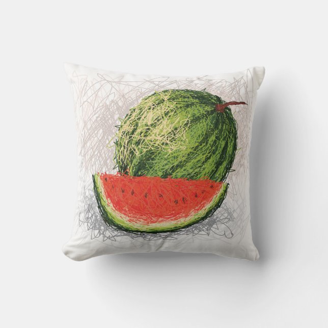 watermelon throw pillow (Front)