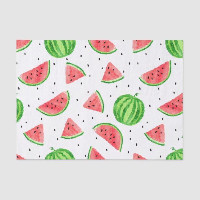 Watermelon Tissue Paper - Red (Front)