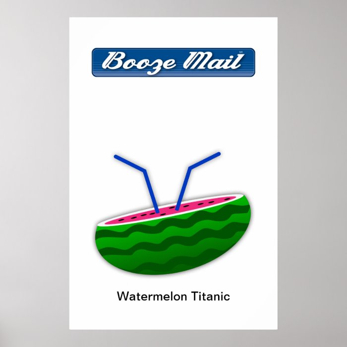 Watermelon Titanic Poster