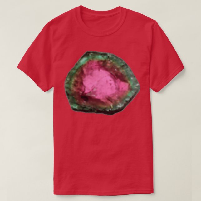 Watermelon Tourmaline T-Shirt (Design Front)